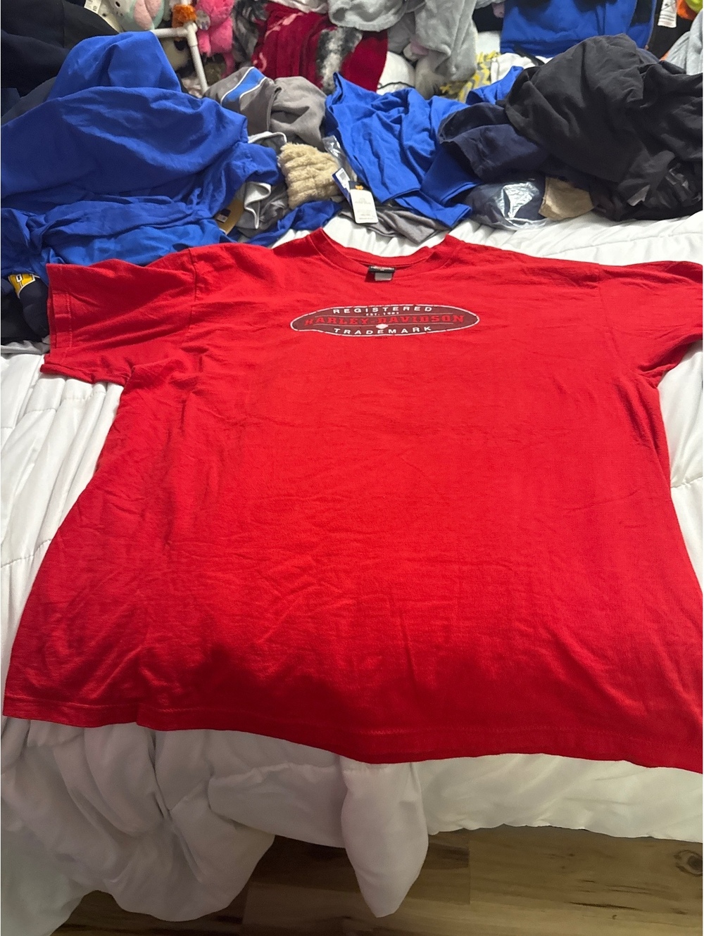 Harley-Davidson Red Graphic T-Shirt 2X